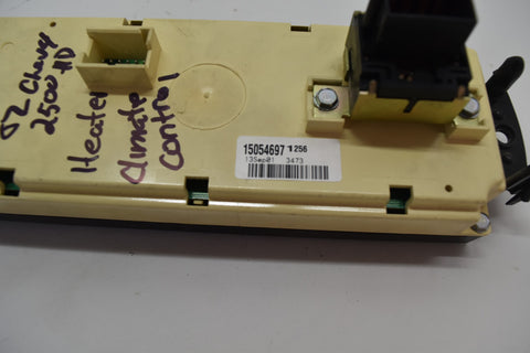 1999 2000 2001 2002 GMC CHEVY SIERRA SILVERADO TAHOE A/C CLIMATE CONTROL SWITCH