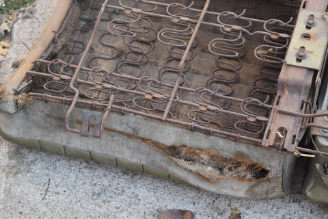 1968 Pontiac Grand Prix Rear Seat Upper Section Arm Rest Speaker Grille Gran 68