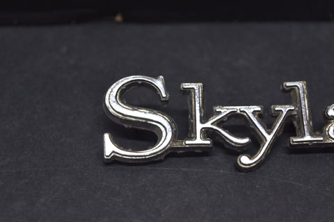 1968 1969 Buick Skylark Trunk Trim Emblem Badge Deck Lid Moulding Name 68 69