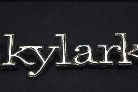 1968 1969 Buick Skylark Trunk Trim Emblem Badge Deck Lid Moulding Name 68 69