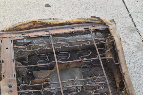 1968 Pontiac Grand Prix Rear Seat Upper Section Arm Rest Speaker Grille Gran 68