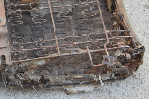 1968 Pontiac Grand Prix Rear Seat Upper Section Arm Rest Speaker Grille Gran 68