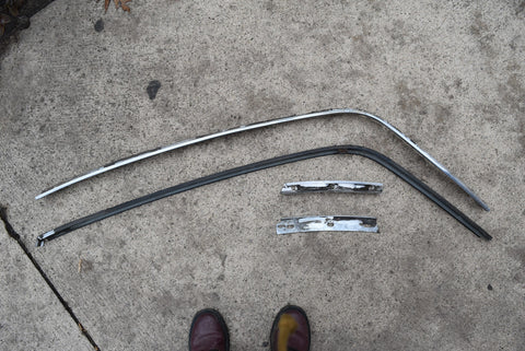 1970-1981 Camaro Firebird RH Window Trim Drip Rail B Pillar Reveal Trim Pontiac