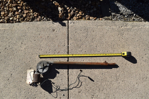 1958 CADILLAC LIMO FLEETWOOD SERIES 75 POWER ANTENNA MAST OEM ORIGINAL 58