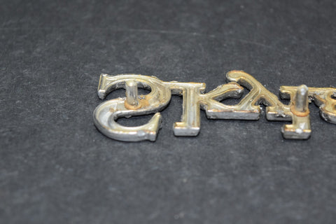 1968 1969 Buick Skylark Trunk Trim Emblem Badge Deck Lid Moulding Name 68 69