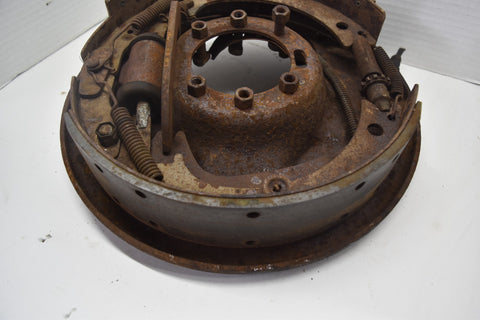 1958 CADILLAC LIMO FLEETWOOD SERIES 75 REAR RIGHT DRUM BRAKE PLATE 58