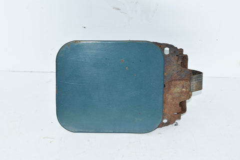 1963 Pontiac Catalina Filler Fuel Tank Door Original Blue Gas Tank Cover