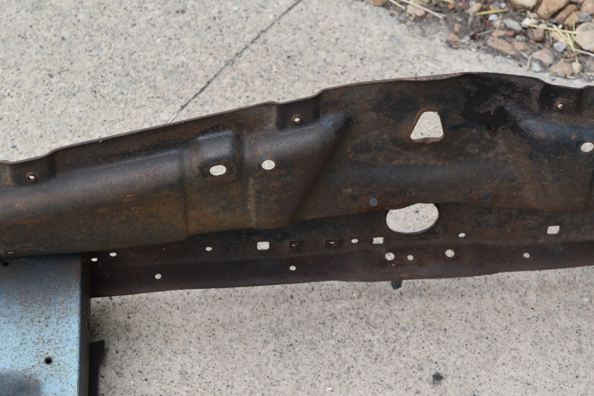 1966 1967 Pontiac GTO Lemans Non-A/C Radiator Core Support 66 67 Witho ...