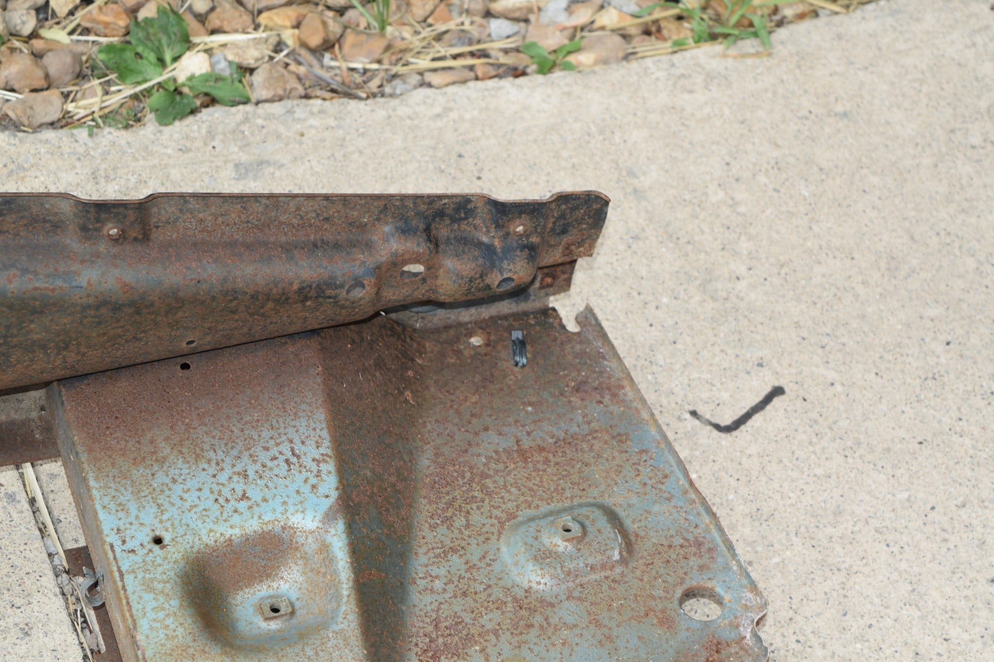 1966 1967 Pontiac GTO Lemans Non-A/C Radiator Core Support 66 67 Witho ...