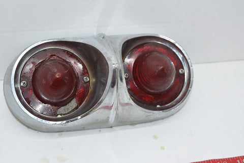 1958 58 Chevy Biscayne RH LH Tail Light Bezel Lenses OEM Chevrolet Taillight