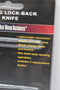Brand New Tru Forge Folding Lock Back Utility Knife 6 Blades Color Will Vary