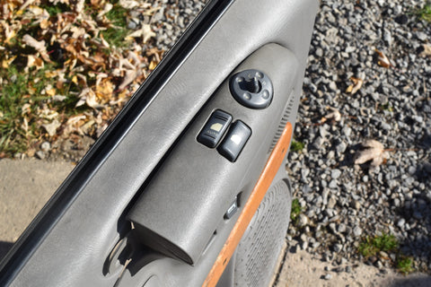 1996 2005 GMC Safari Left Driver Front Door Panel Power Window 96 97 98 99