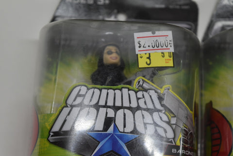 2008-2009 GI Joe The Rise Of Cobra Combat Heros LOT 8 Figures NIB Toys