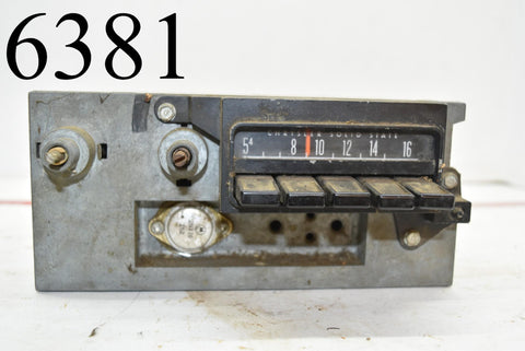 Mopar 1971 - 1974 B-Body AM Radio Chrysler Solid State Bench