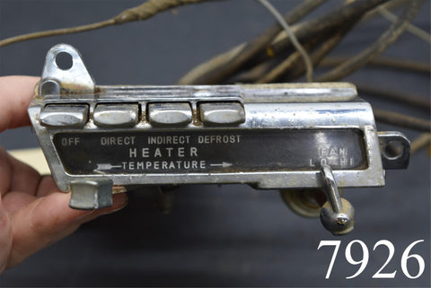 1958 Oldsmobile Super 88 Heater Control Climate Dash Temperature Fan 58 OEM