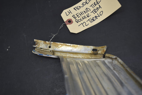 LH Fender Rocker Trim 1972 72 Gran Torino Sport Molding OEM GTS CJ Driver
