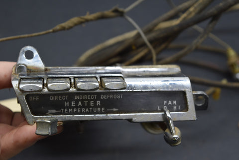 1958 Oldsmobile Super 88 Heater Control Climate Dash Temperature Fan 58 OEM