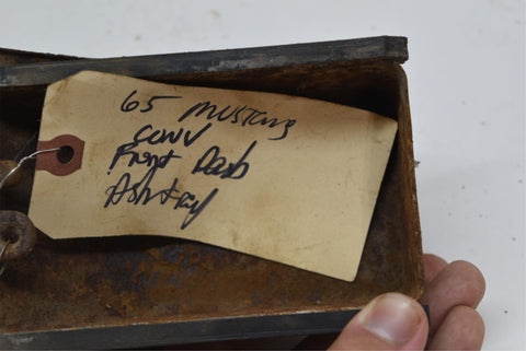 1964 1965 1966 64 65 66 Mustang Ash Tray Ford Oem Part In dash Black ashtray