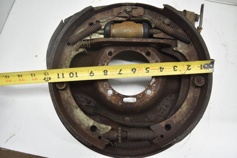 1958 CADILLAC LIMO FLEETWOOD SERIES 75 REAR LEFT DRUM BRAKE PLATE 58