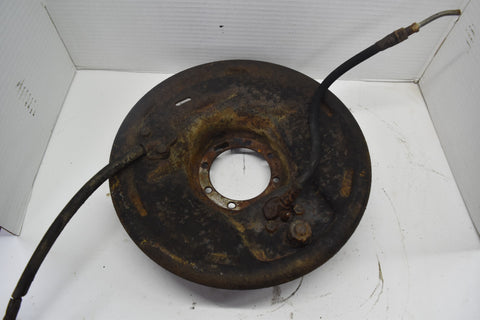 1958 CADILLAC LIMO FLEETWOOD SERIES 75 REAR LEFT DRUM BRAKE PLATE 58