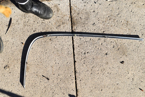 1964 Ford Galaxie 500 Left Driver Rear Belt Line Trim Molding Beltline Back 64