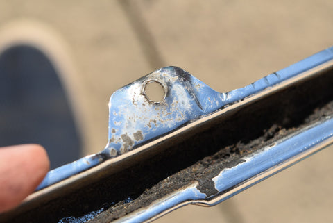 1972 1973 Gran Torino Sport LH Drip Rail Molding Trim Window Door GTS