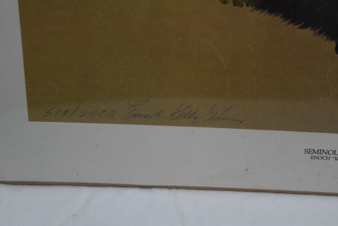 Enoch Kelly Haney- Seminole lifestyle Native American house decor 24x18 518/200