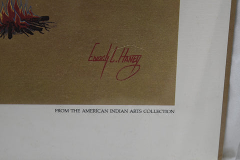 Enoch Kelly Haney- Seminole lifestyle Native American house decor 24x18 518/200