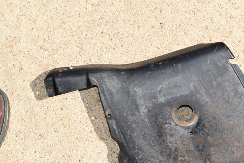 1965 1966 1967 1968 Ford Mustang Convertible Interior Quarter Panel Black Left