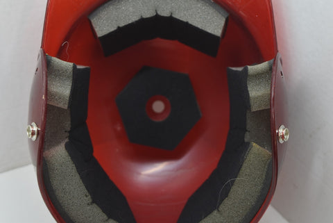 Rawlings Youth Baseball Helmet Red Clear Sparkle Glitter New Unused - Scuffs toys