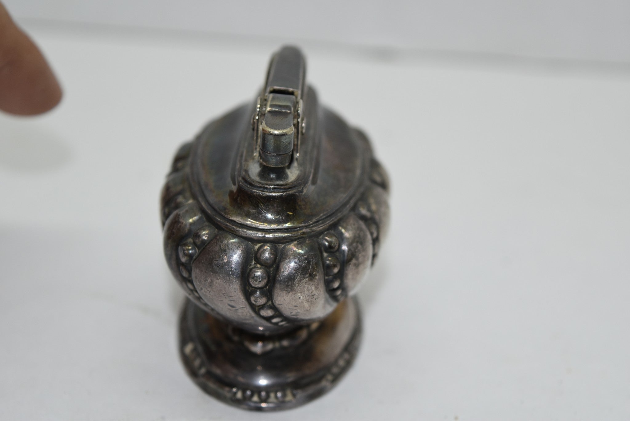 Vintage Ronson Silver Table Top Lighter 3 x 2.25 inches FatMan's