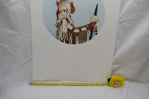 Jerry Ingram- Blackfoot Chief Native American house decor Limited Edition197/950