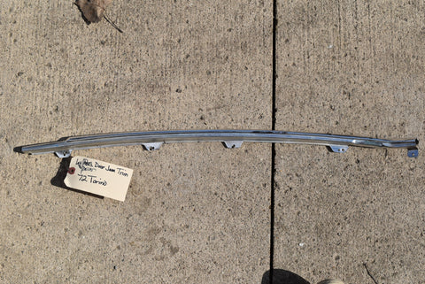 1972-1973 Gran Torino Sport Drip Rail Molding Trim Window Door GTS LH 72 73 OEM