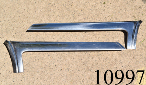 1964 Ford Galaxie 500 Fastback Left Right Windshield Trim A Pillar Exterior 64