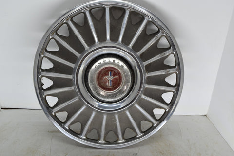 1967-1968 Ford Mustang 14" Hubcap Original With Center Emblem