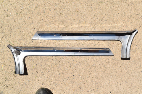 1964 Ford Galaxie 500 Fastback Left Right Windshield Trim A Pillar Exterior 64