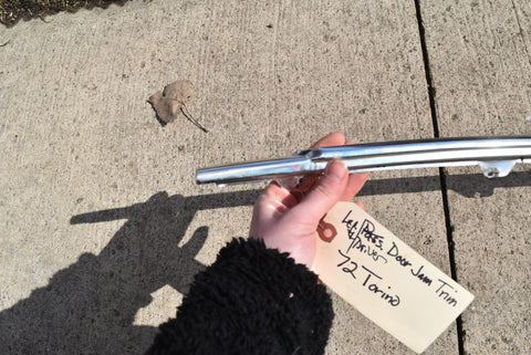 1972-1973 Gran Torino Sport Drip Rail Molding Trim Window Door GTS LH 72 73 OEM