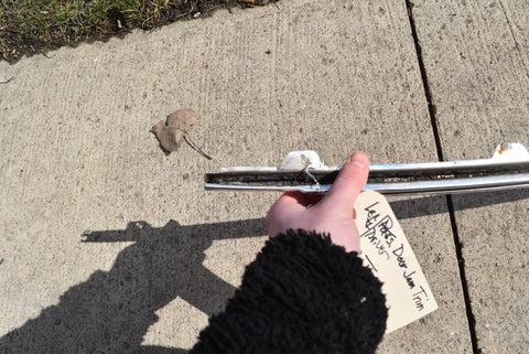 1972-1973 Gran Torino Sport Drip Rail Molding Trim Window Door GTS LH 72 73 OEM