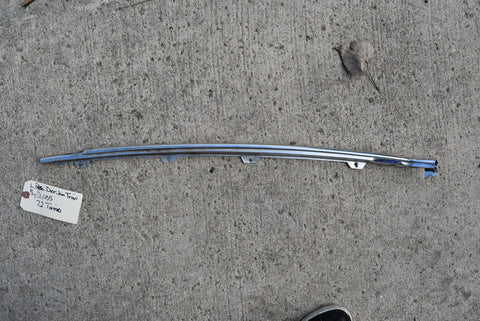 1972-1973 Gran Torino Sport Drip Rail Molding Trim Window Door GTS LH 72 73 OEM