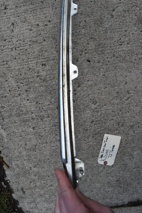 1972-1973 Gran Torino Sport Drip Rail Molding Trim Window Door GTS LH 72 73 OEM