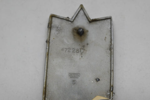 58 1958 Oldsmobile Rear Quarter Emblem 88 98 Original OEM 4722817