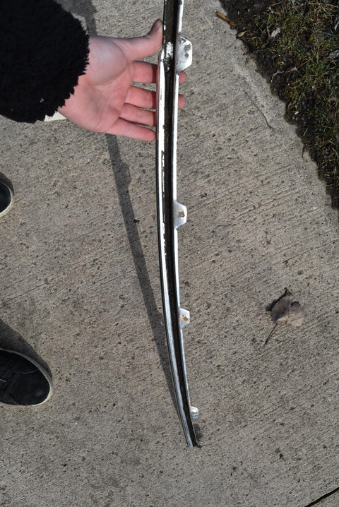 1972-1973 Gran Torino Sport Drip Rail Molding Trim Window Door GTS LH 72 73 OEM