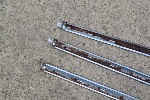 1964 Ford Galaxie XL Left Right Door Panel Trim Lower Interior Moulding 64