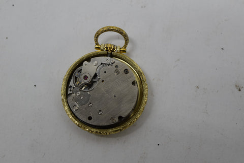 E Gluck Trading Co Swiss 1 Jewel Necklac Watch pocket watch chateau