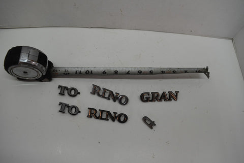 Lot of Torino 72 72 emblems D Gran TO RINO