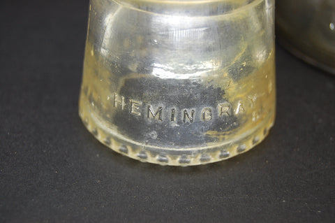 Lot Of 3 Insulators Hemingray Lynchburg Aqua Blue Clear Gray Collectible Decor