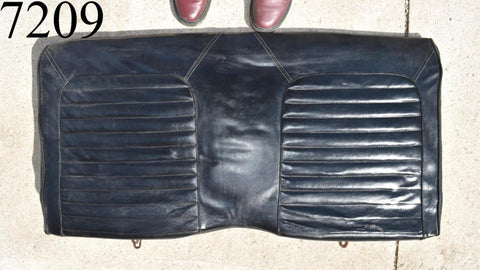 1965 1969 Ford Mustang Convertible Rear Seat Upper Section Black Vinyl 65 66 67