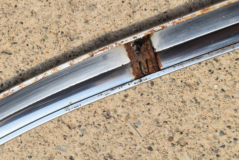 1958 Oldsmobile Super 88 Rear Windshield Trim Left Lower Driver 58 Olds Window