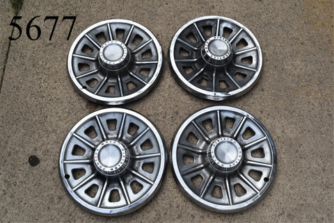 1965 65 1966 66 Pontiac GTO LeMans Tempest Deluce Wheelcovers 14" Hubcap Set