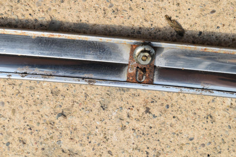 1958 Oldsmobile Super 88 Rear Windshield Trim Left Lower Driver 58 Olds Window